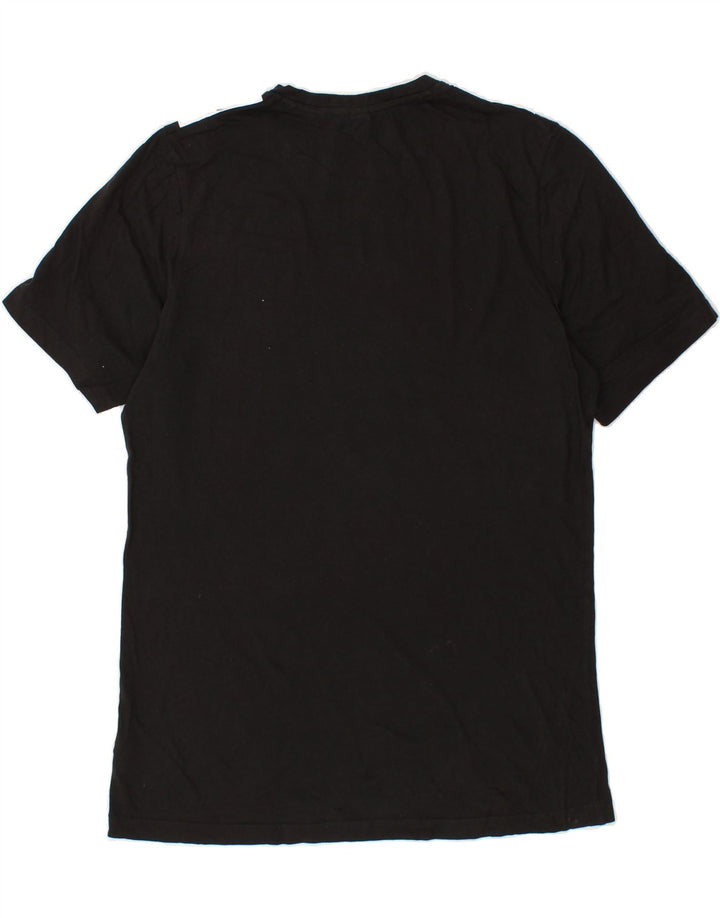 ADIDAS Mens T-Shirt Top Medium Black Cotton | Vintage Adidas | Thrift | Second-Hand Adidas | Used Clothing | Messina Hembry 