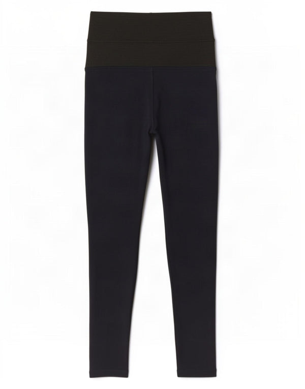 Zara Dame Leggings UK 4 XS Navy Blue Colourblock