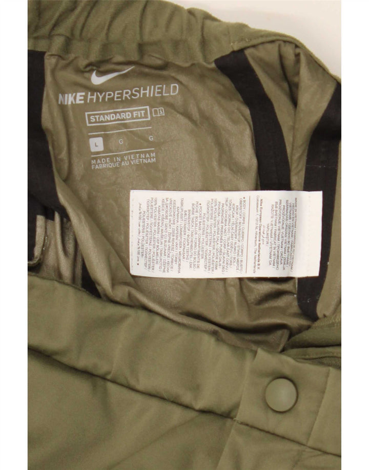 Nike Herre Cargo Windbreaker Bukser Large Khaki Polyester