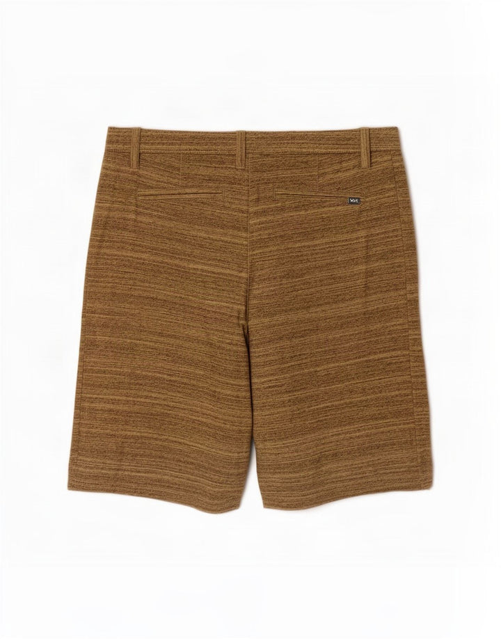 Vans Herre Chino Shorts W32 Medium Khaki Nålestribe