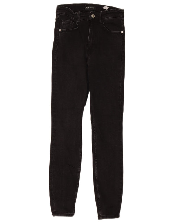 Zara Womens Skinny Jeans EU 36 XS W26 L26 Black Cotton