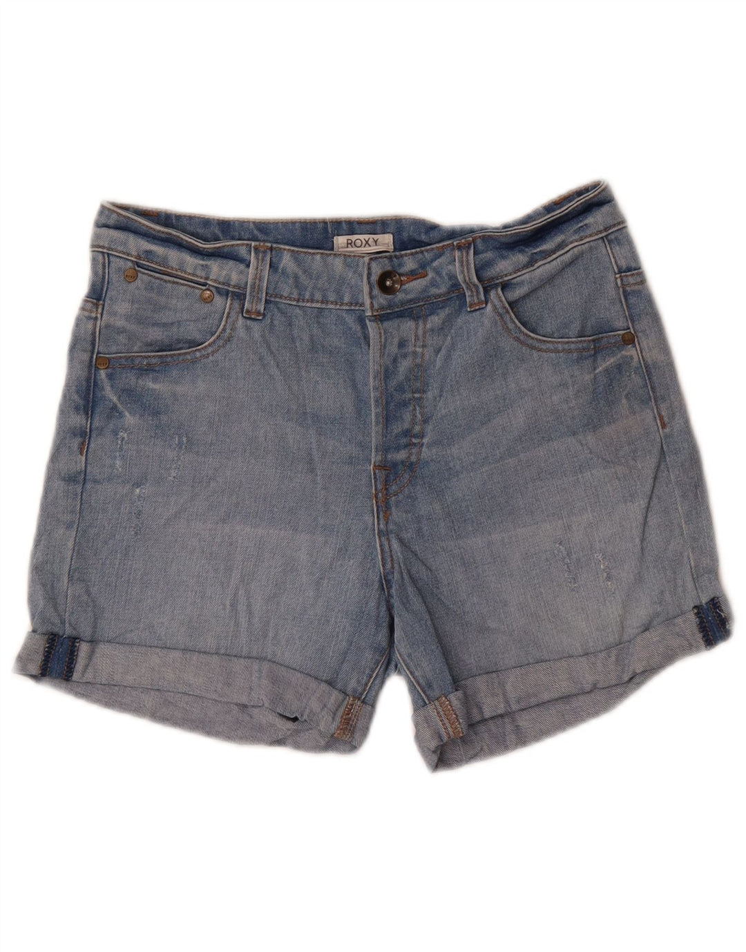 Roxy denimshorts til kvinder W24 XS blå bomuld