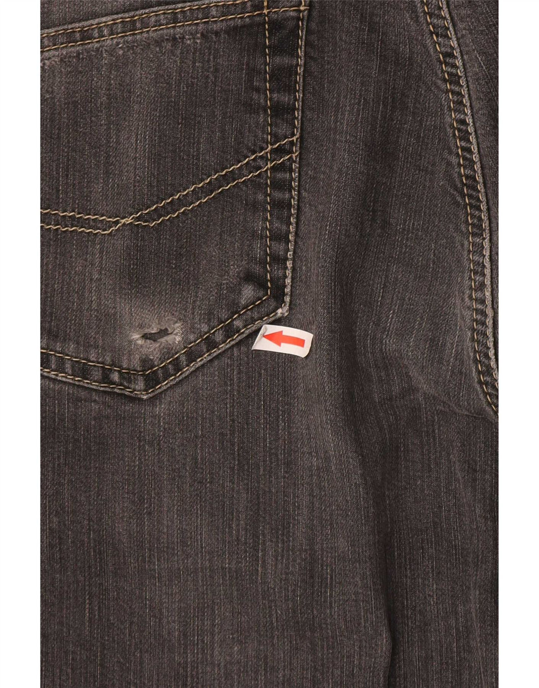 Rifle Herre Straight Jeans W34 L32 Grå Bomuld