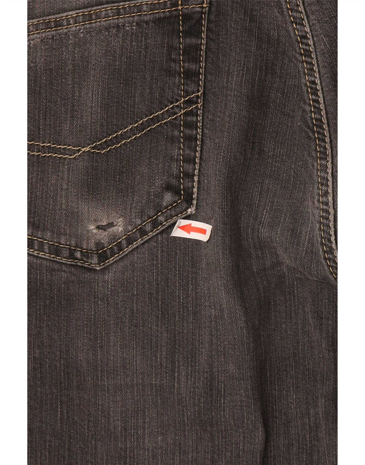 Rifle Herre Straight Jeans W34 L32 Grå Bomuld