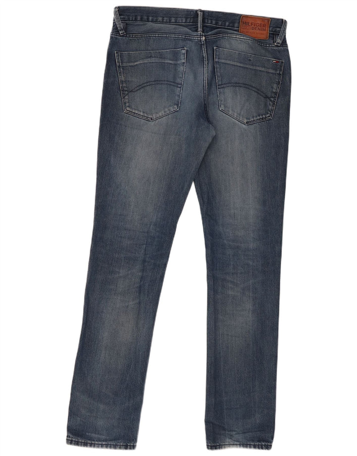 Tommy Hilfiger Herre Slim Jeans W33 L34 Marineblå