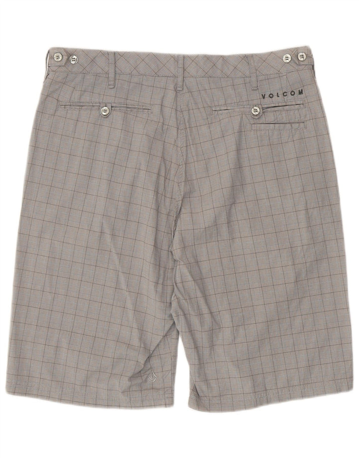 Volcom Herre Chino Shorts W34 Large Grey Ternet Bomuld