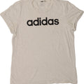 ADIDAS Mens Graphic T-Shirt Top Medium Grey Vintage Adidas and Second-Hand Adidas from Messina Hembry 