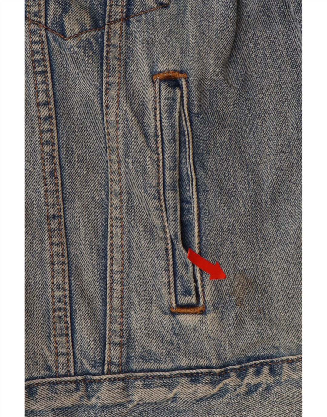 LEVI'S Womens Denim Jacket UK 16 Large Blue Cotton