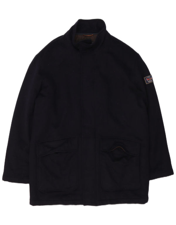 Amerigo Vespucci Herre Windbreaker Coat UK 40 Large Navy Blue