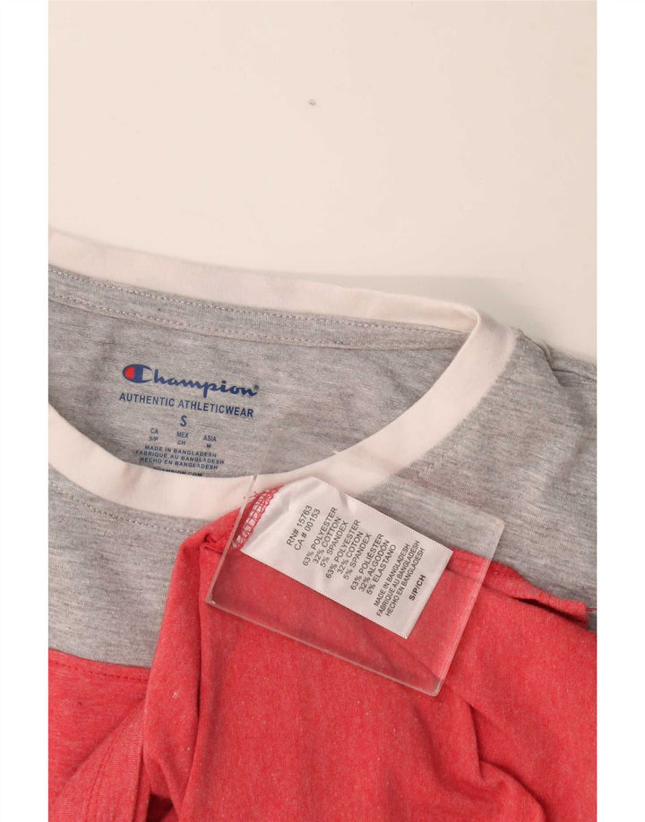 Champion Herre Grafisk Top Langærmet Lille Pink Polyester