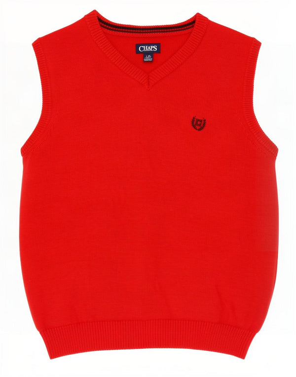Chaps Boys Vest Tank Top 12-13 År Stor Rød Bomuld