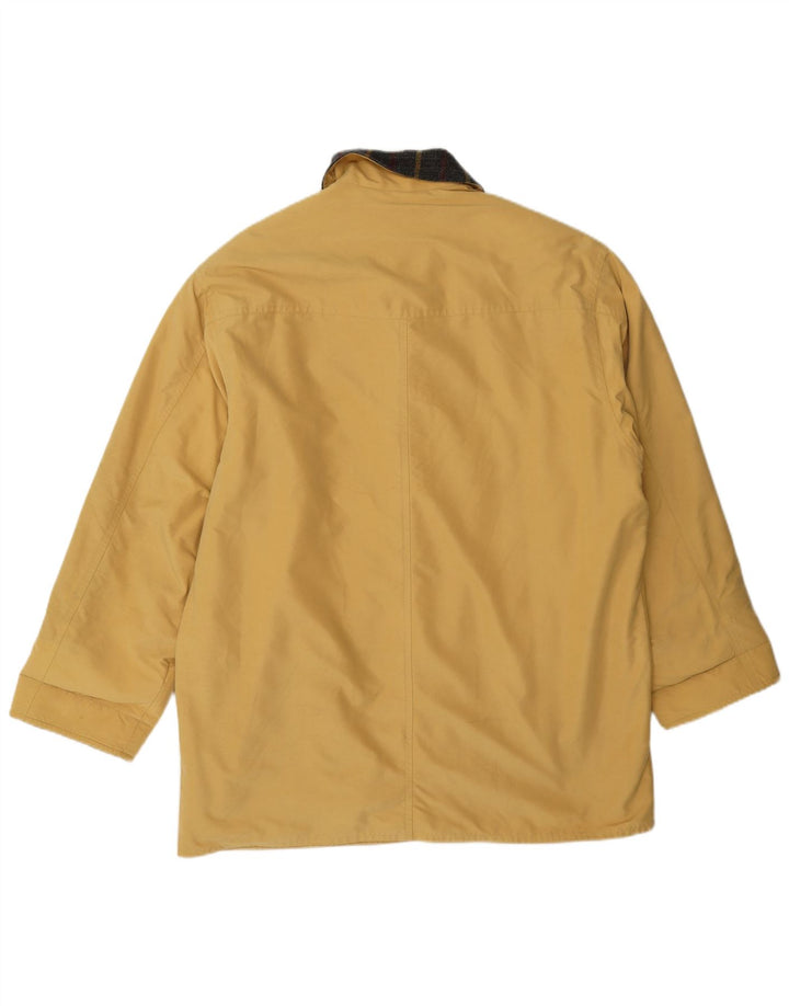 Henry White Dame Overfrakke UK 14 Medium Gul Ternet Polyester