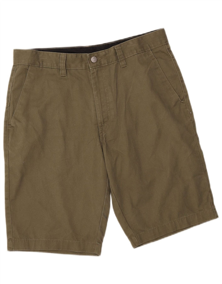 VOLCOM Chino Shorts til mænd W32 Medium Khaki Polyester