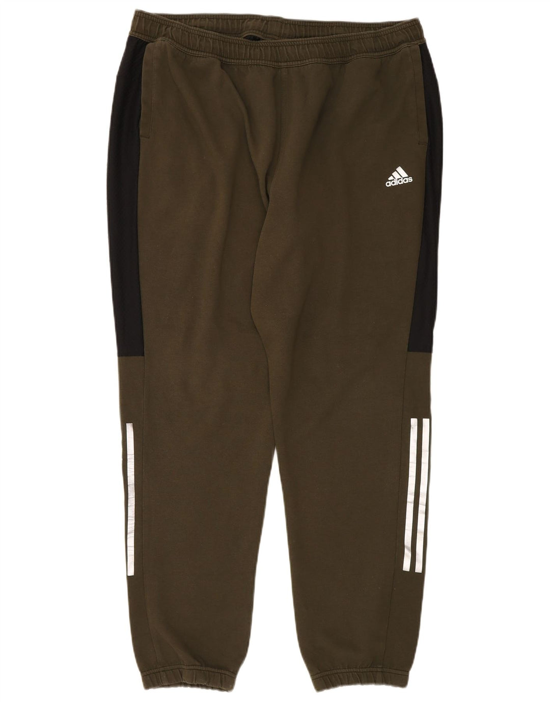 ADIDAS Træningsdragt til mænd Joggers 2XL Khaki Colourblock Polyester