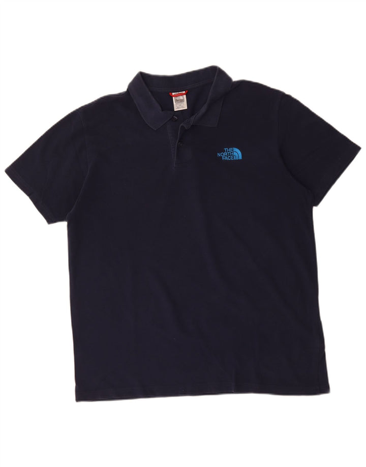 The North Face Herre poloshirt Stor marineblå bomuld
