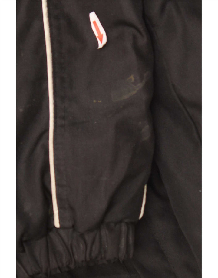 Kappa Herre Windbreaker Jacket UK 42 XL Sort Polyester
