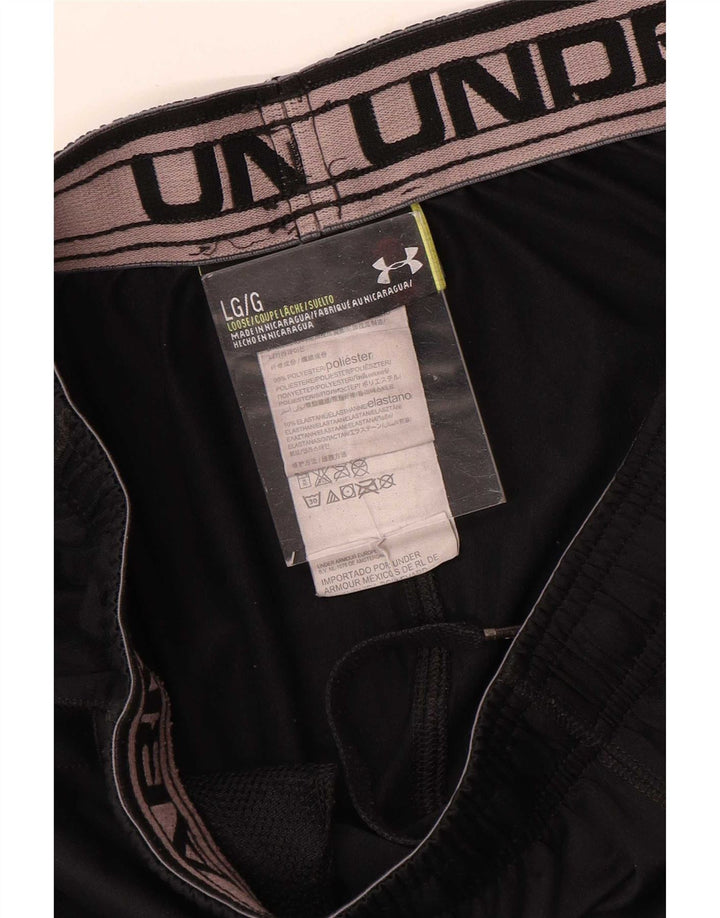 Under Armour Herre Sportshorts Large Sort Polyester