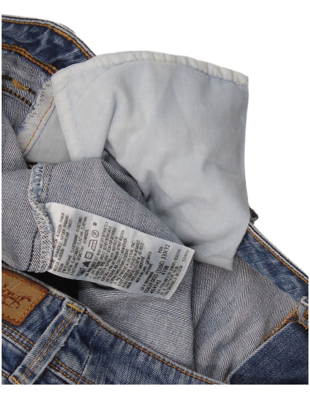 Levi's Dame 629 Bootcut Jeans W33 L32 Blå Bomuld