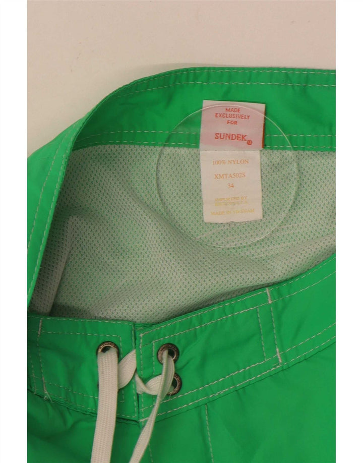 Sundek Herre badeshorts Stor Grøn Nylon