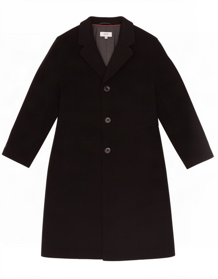 Marks & Spencer Dame Overfrakke UK 18 XL Sort Uld