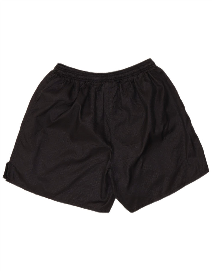 UMBRO Sportsshorts til kvinder UK 12 Medium Black Argyle/Diamond Nylon