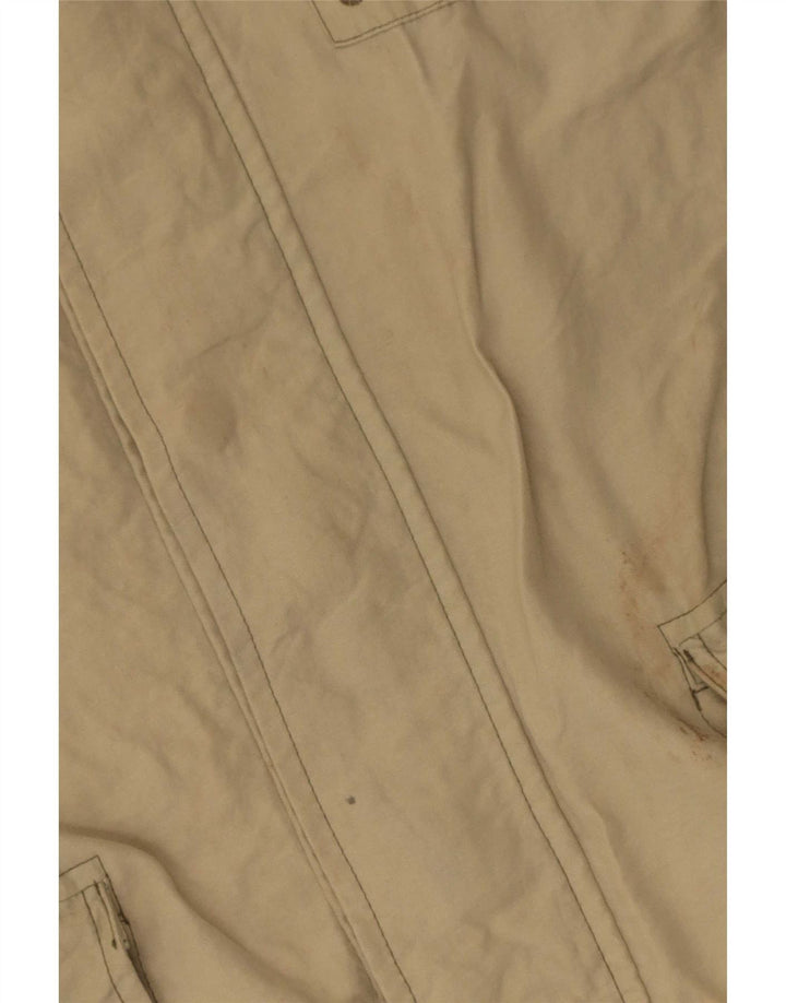 Gap Herre Hooded Utility Jacket UK 38 Medium Beige Polyester
