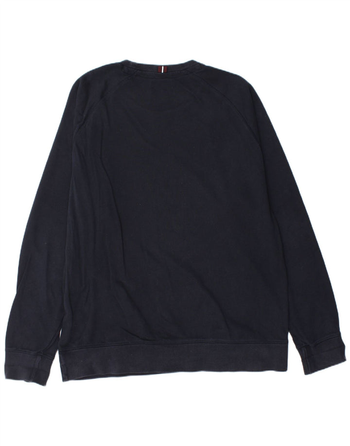 Fred Perry Herre Sweatshirt Jumper 2XL Marineblå Bomuld