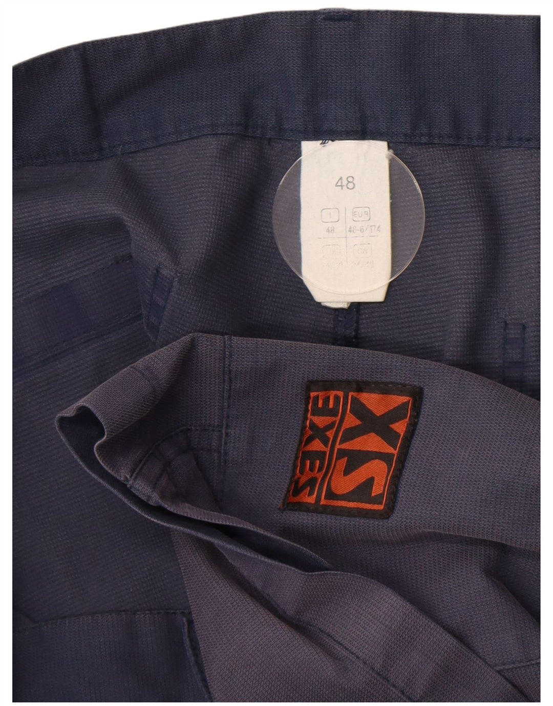 XS Exes Herre Cargo Shorts IT 48 Medium W38 Navy Blue