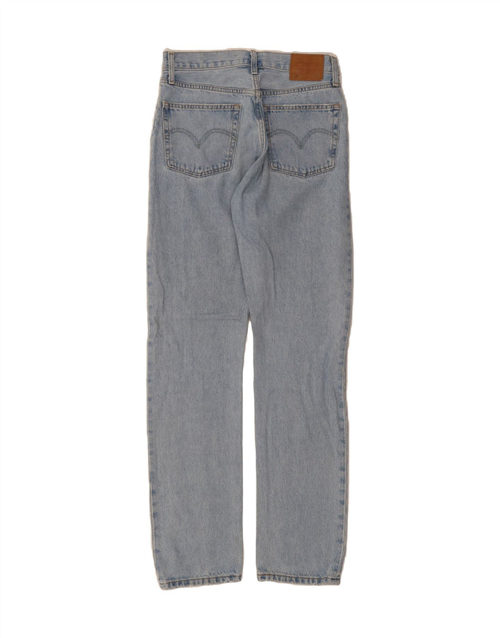 LEVI'S Womens 501 Straight Jeans W27 L32 Blue Cotton Vintage Levi's and Second-Hand Levi's from Messina Hembry 