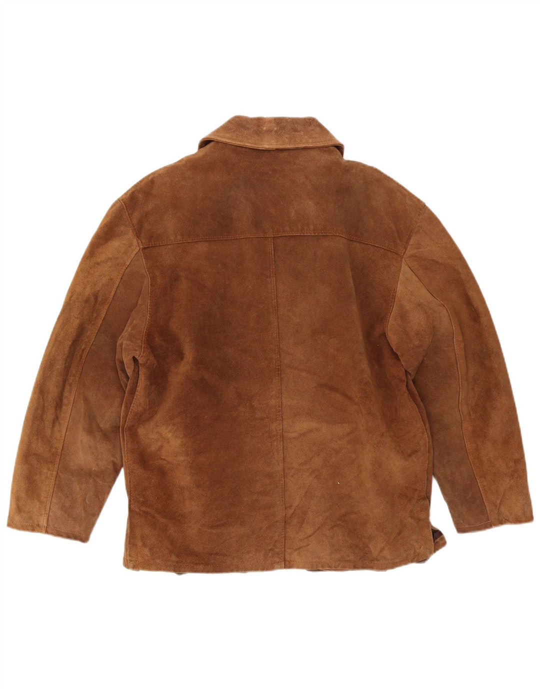 Vintage dame ruskindsjakke UK 16 Large Brown