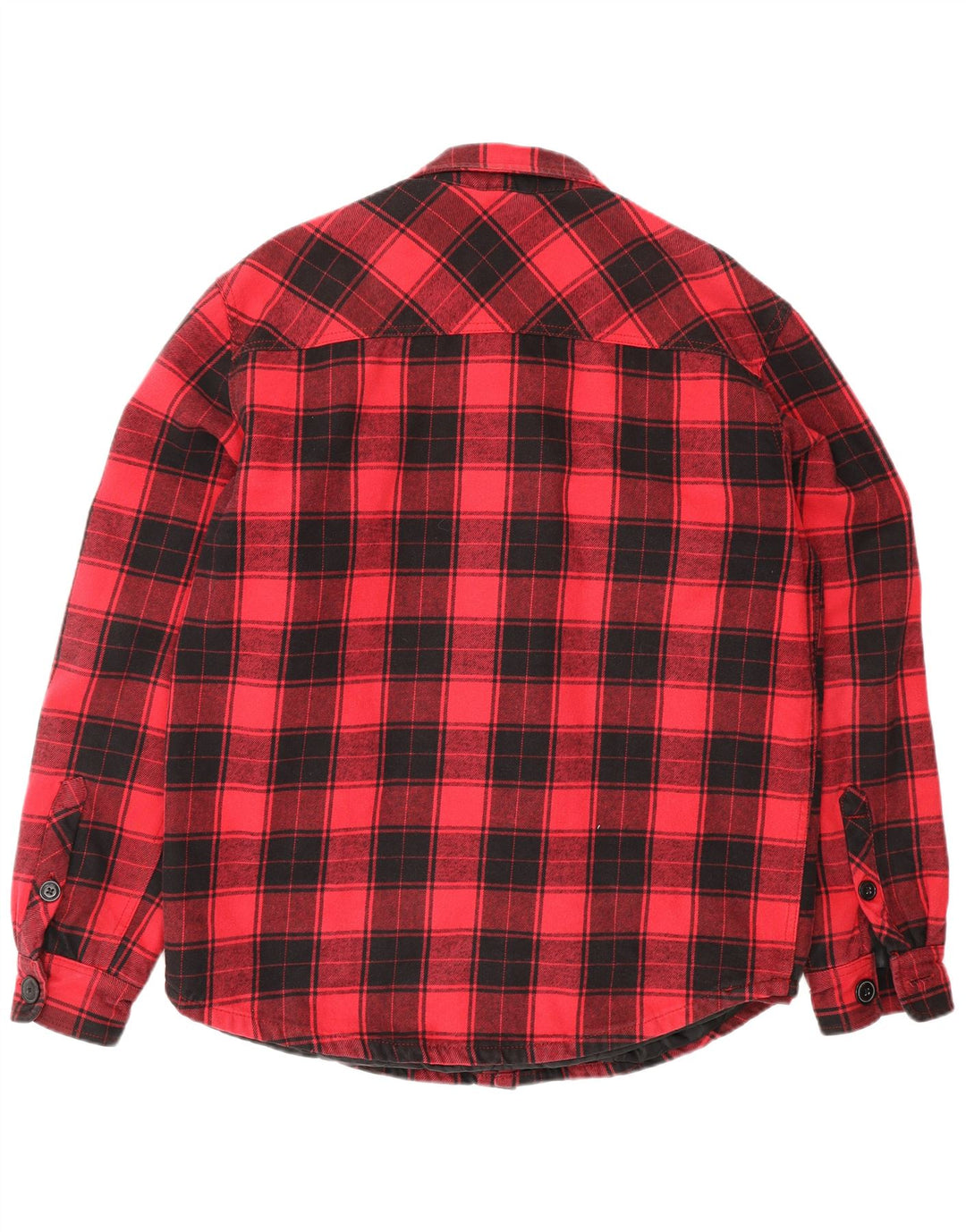 H&M Mens Lumberjack Flanel Shirt Large Pink Ternet Bomuld