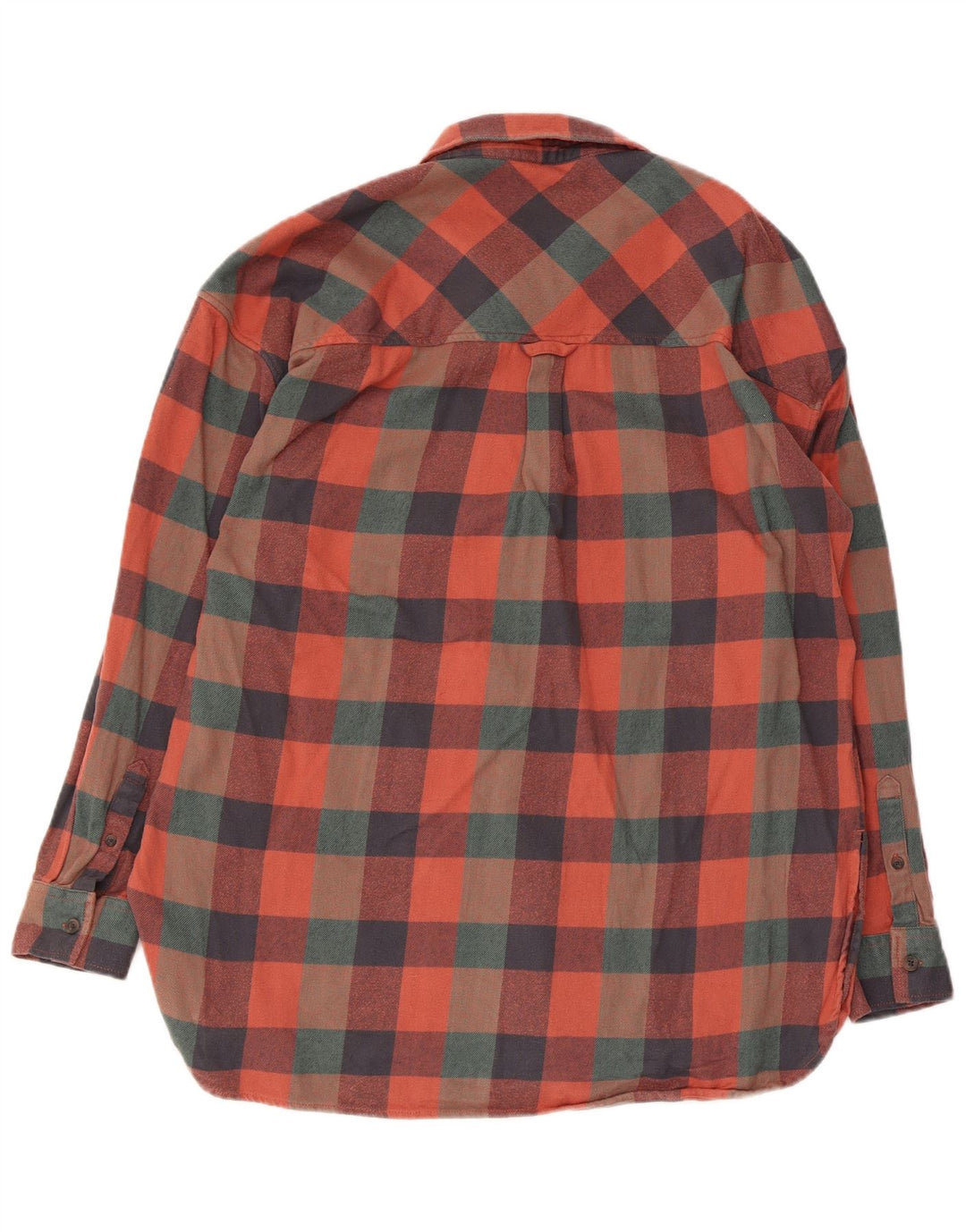 Fat Face Dame Flanell Shirt UK 12 Medium Multicolored Gingham Cotton