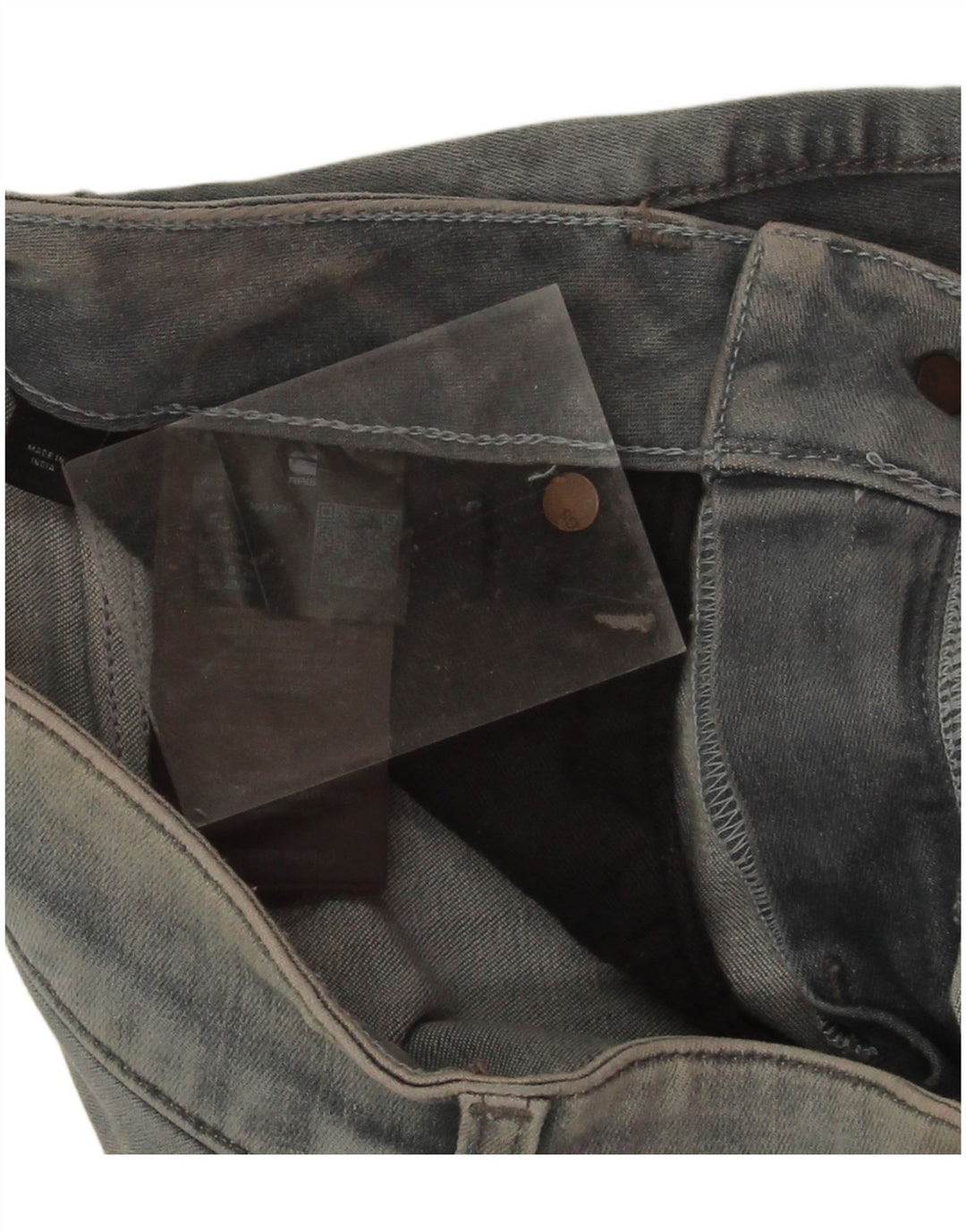 G-Star Dame Midge Slim Jeans W28 L29 Grå Bomuld