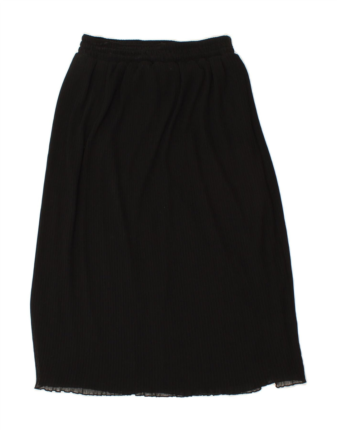 ST MICHAEL Womens A-Line Skirt UK 12 Medium W30  Black Polyester Vintage St Michael and Second-Hand St Michael from Messina Hembry 
