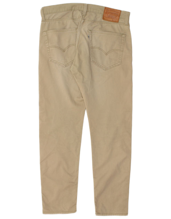 Levi's Herre 512 tilspidsede fritidsbukser W31 L28 Beige