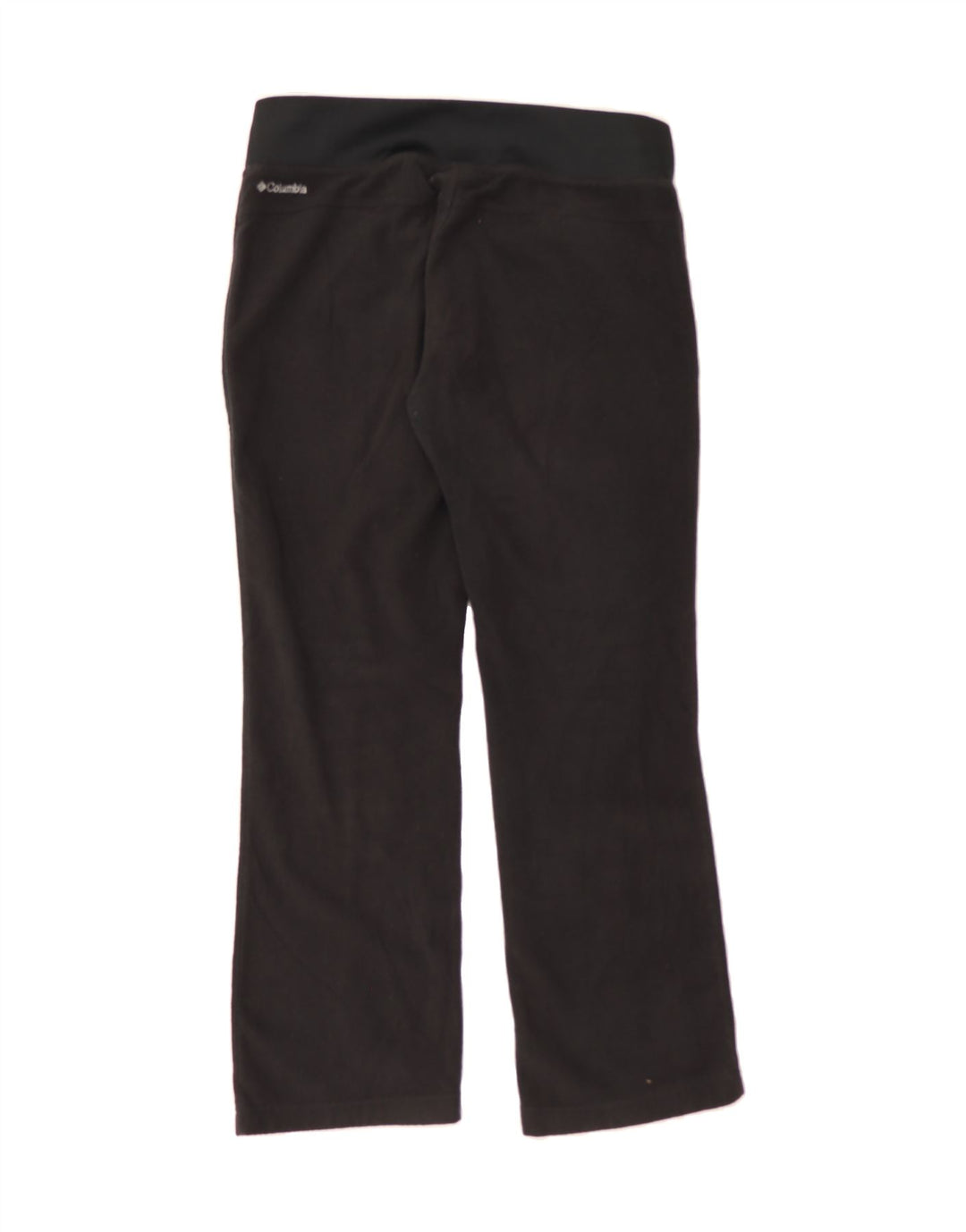COLUMBIA Womens Fleece Tracksuit Trousers UK 14 Large  Black Polyester Vintage Columbia and Second-Hand Columbia from Messina Hembry 