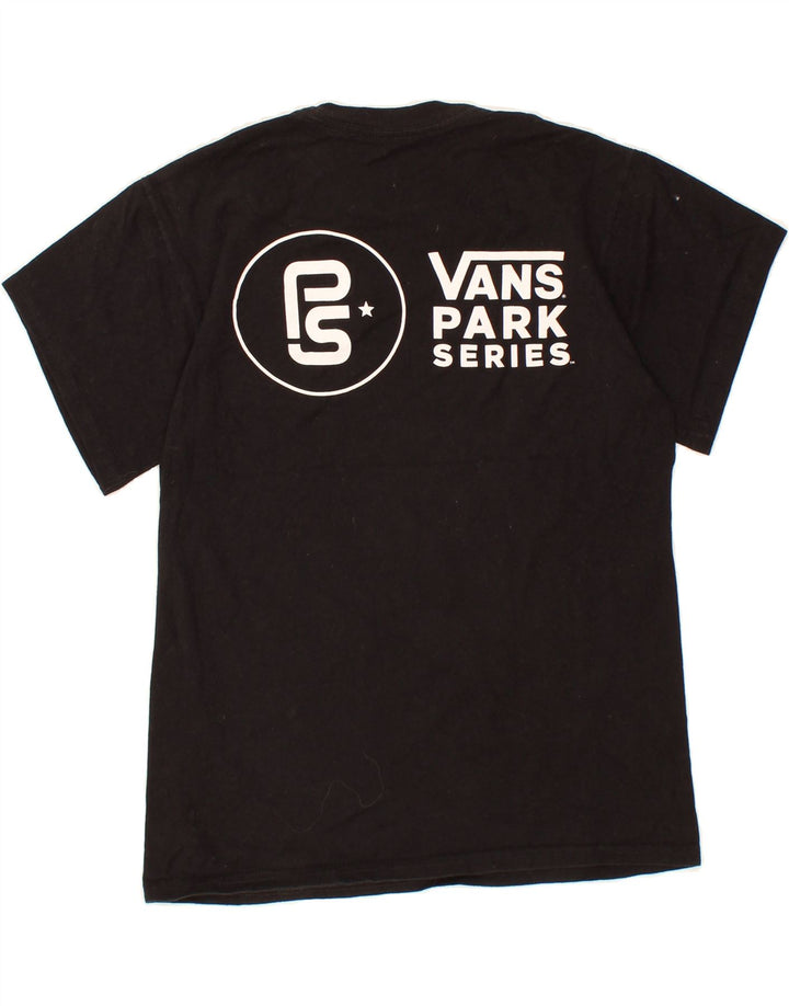 VANS Mens Classic Fit Graphic T-Shirt Top Small Black Cotton Vintage Vans and Second-Hand Vans from Messina Hembry 