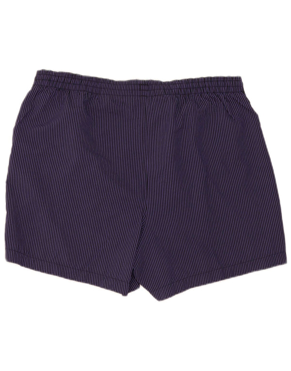 Adidas Mens Sport Shorts Large  Purple Pinstripe