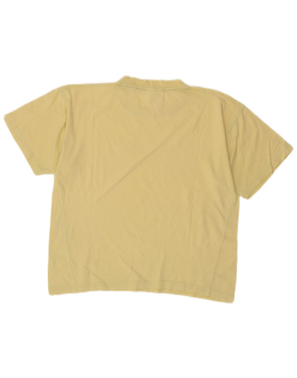 Reebok Girls T-Shirt Top 13-14 år XL Gul Bomuld
