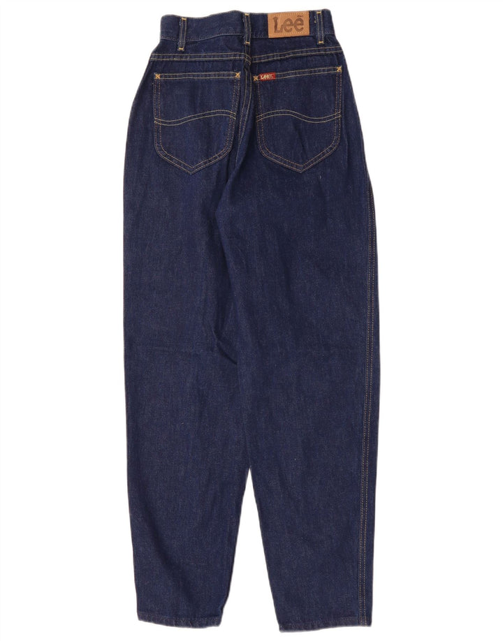 LEE Kvinder Højtaljede tilspidsede Jeans W22 L27 Marineblå