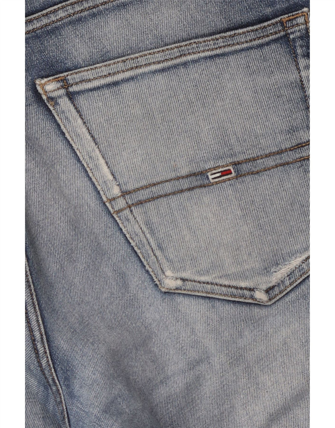 Tommy Hilfiger Herre Slim Jeans W32 L32 Blå Bomuld