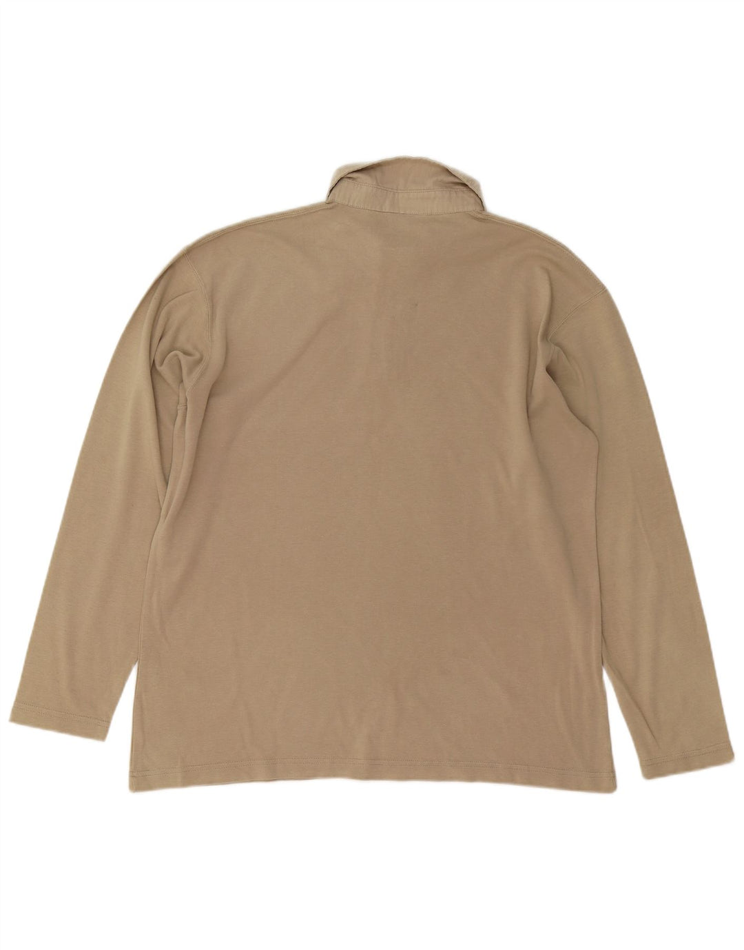 CALVIN KLEIN JEANS Langærmet drenge poloshirt 15-16 år Beige bomuld