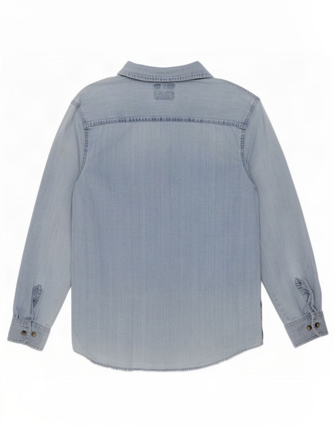 Wrangler Denimskjorte til mænd Medium blå bomuld