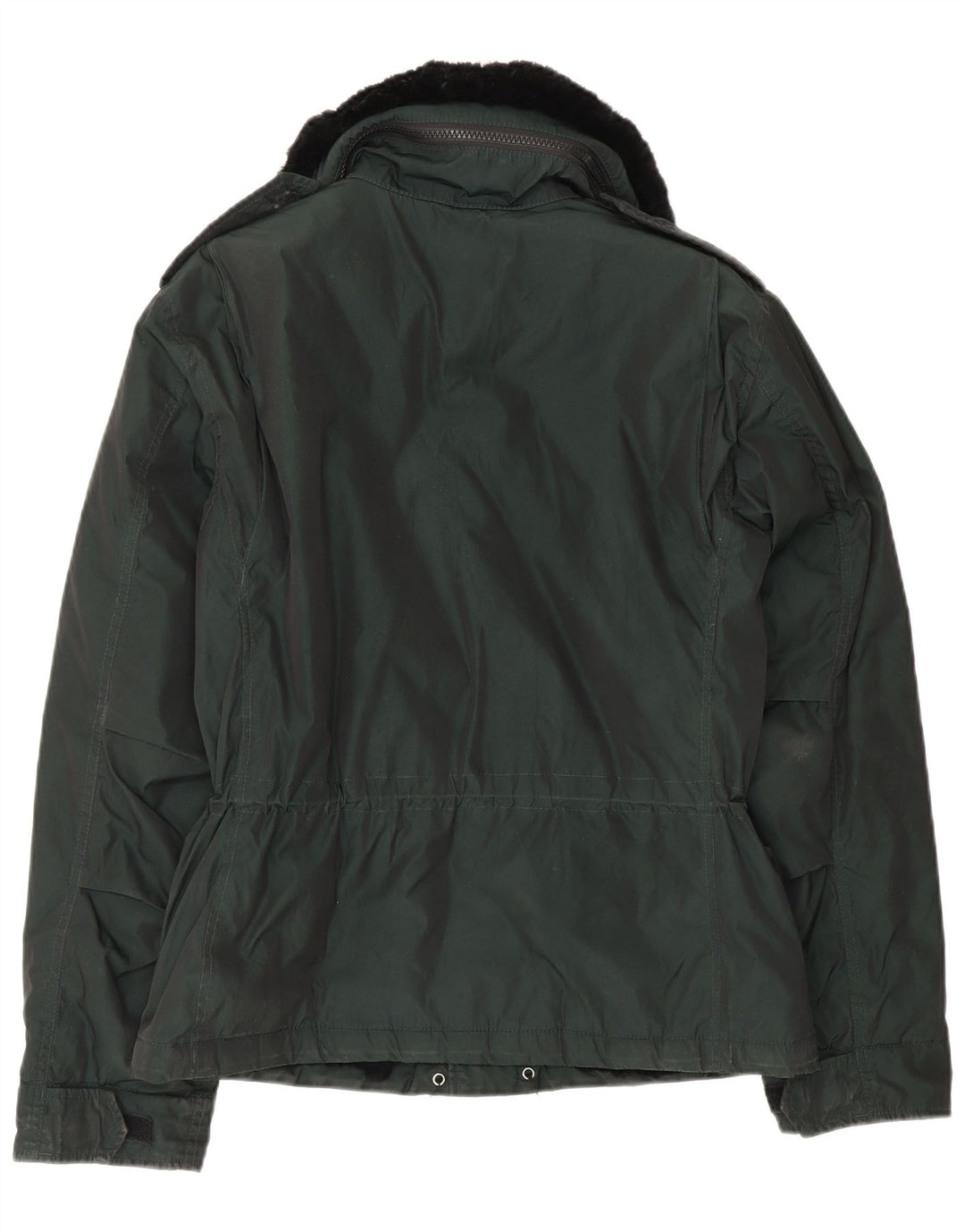 Aspesi Herre Military Jacket UK 38 Medium Green Colourblock Polyester