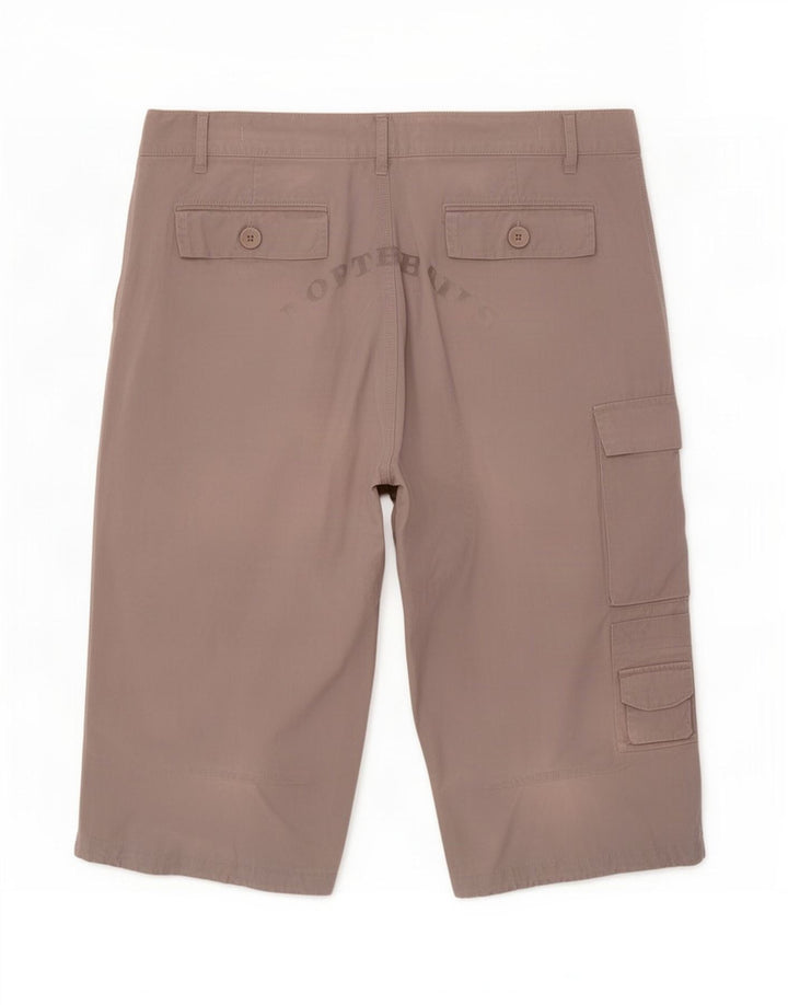 North Sails Herre Graphic Cargo Shorts Large W36 Grå Bomuld