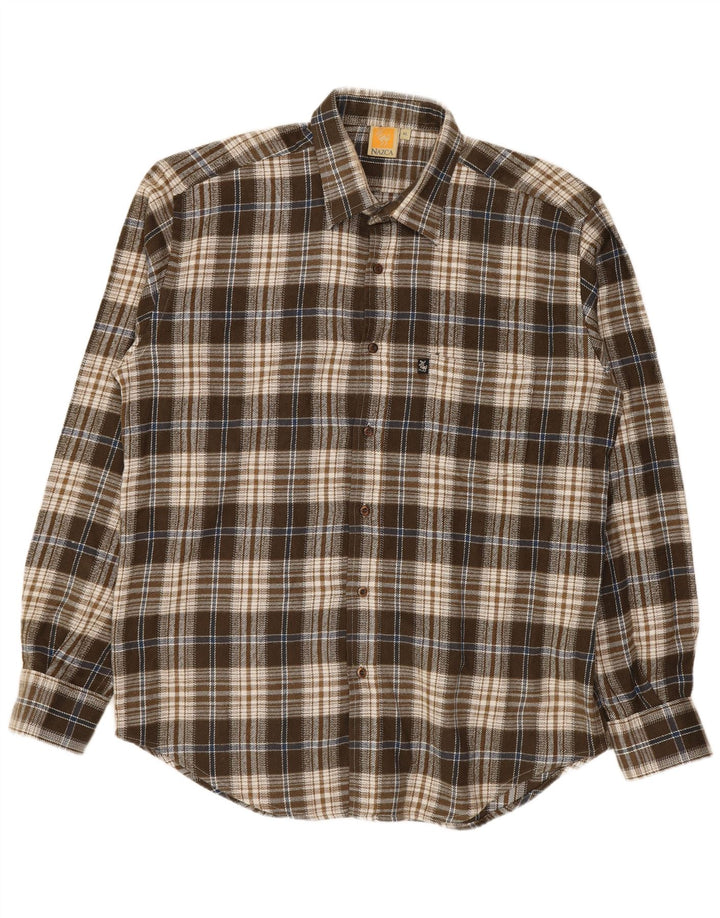 Nazca herre overshirt XL brun ternet akryl