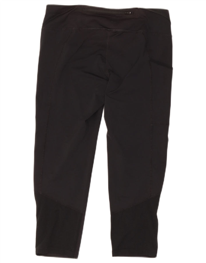 Nike Dame Capri Leggings UK 14 Medium Sort