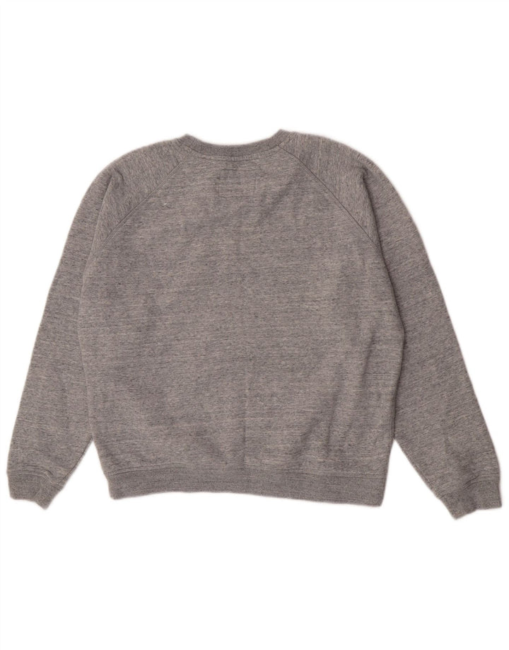 Jack Wills Dame Sweatshirt Jumper UK 12 Medium Grey Bomuld