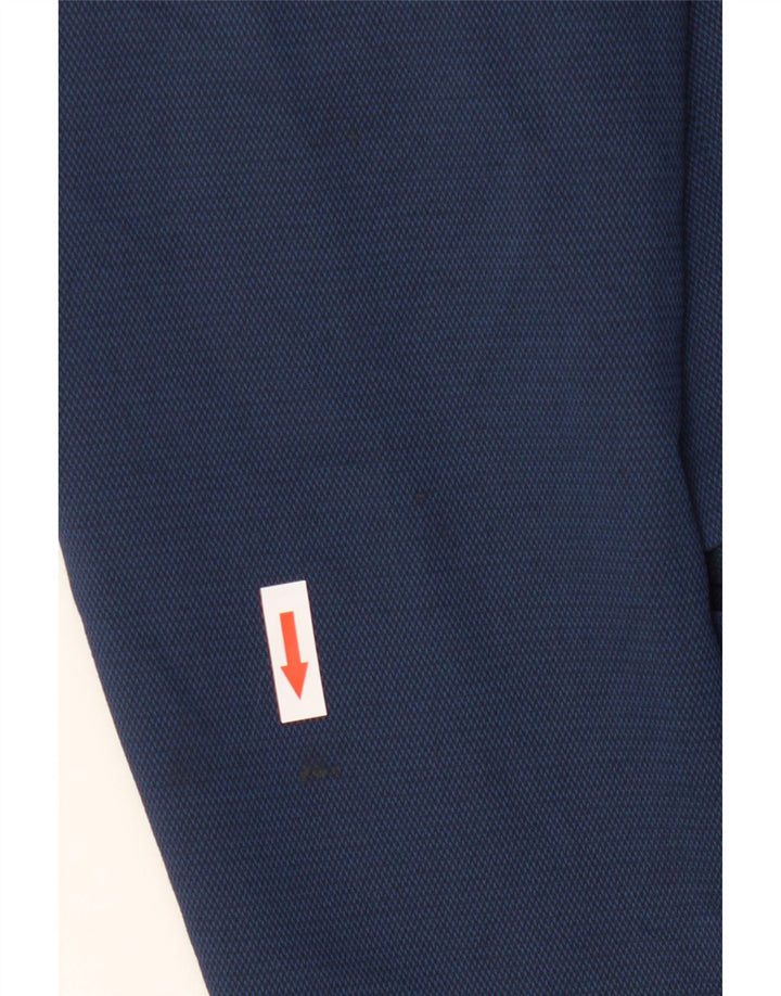 Zara Herre 2-knaps blazerjakke EU 48 Mellem marineblå polyester