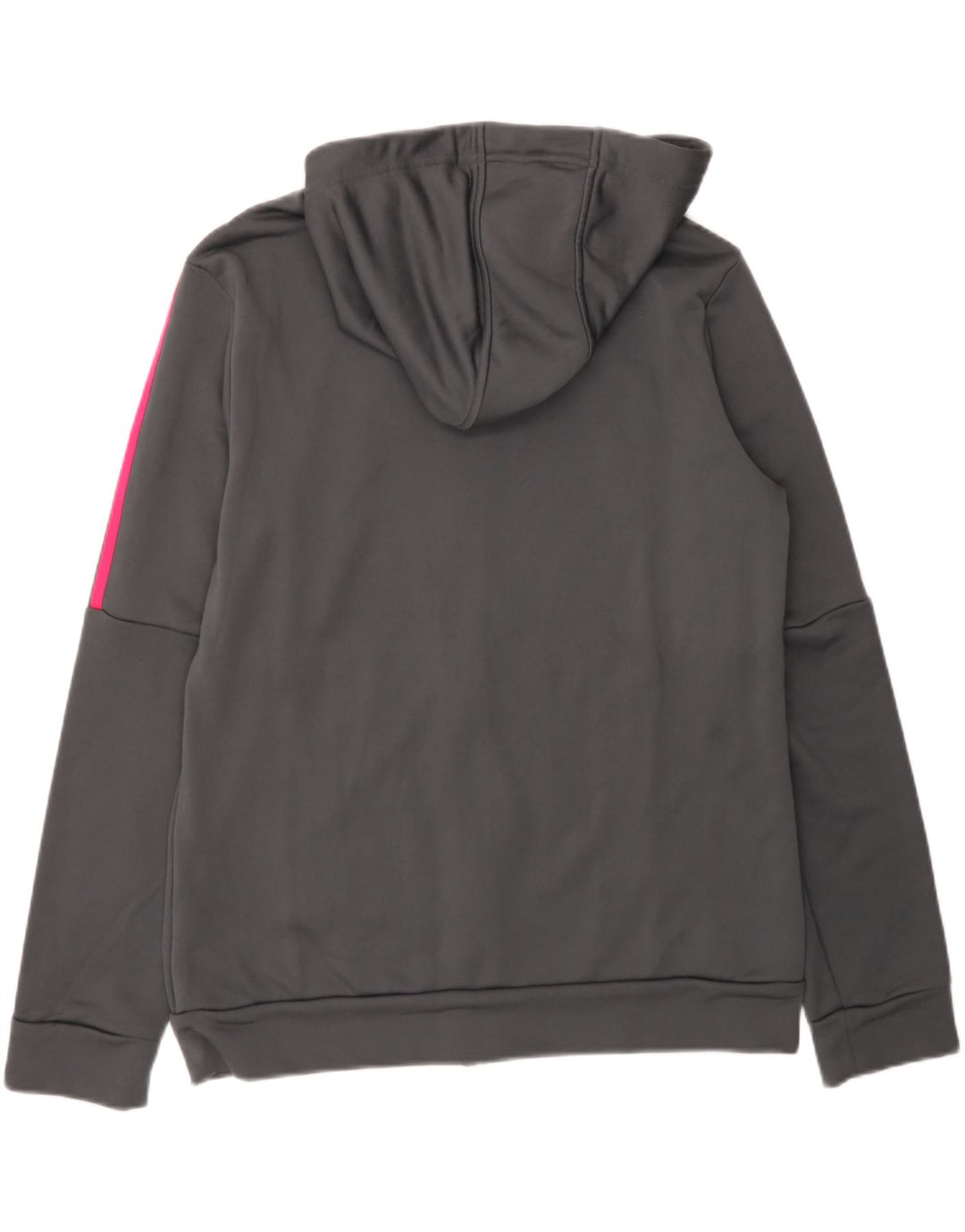 ADIDAS Womens Zip Hoodie Sweater UK 20/22 XL Grey Polyester Vintage Adidas and Second-Hand Adidas from Messina Hembry 